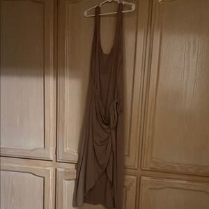 Elegant Brown Women's Dress